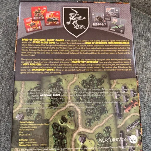 Band of Brothers: Ghost Panzer (open, unpunched) Worthington Games